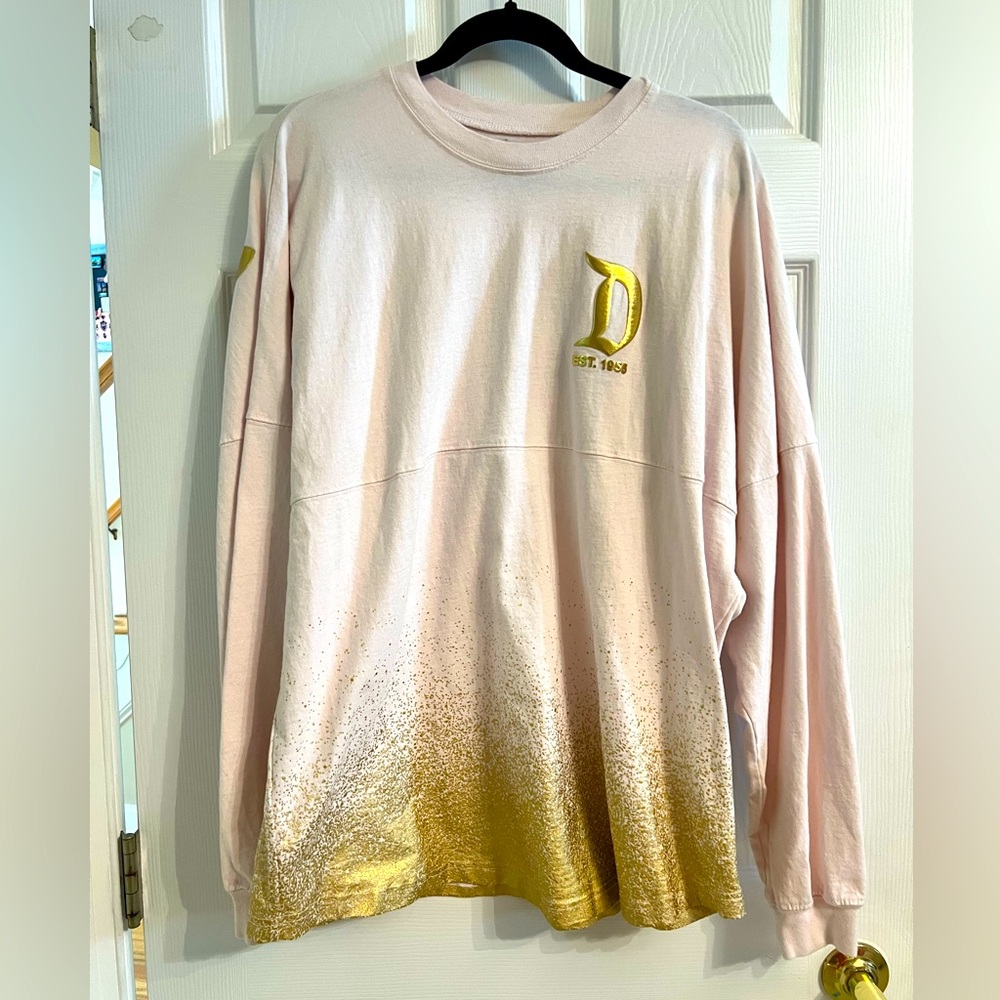 Disney pink and gold spirit jersey